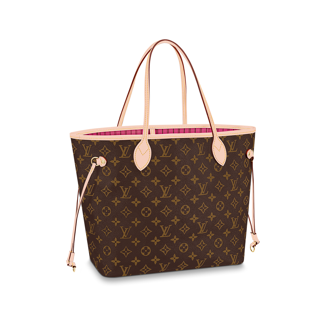 Louis Vuitton NEVERFULL MM Monogram Handbag M41178 Pivoine Pink